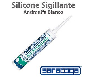 Silicone bianco antimuffa 280ml