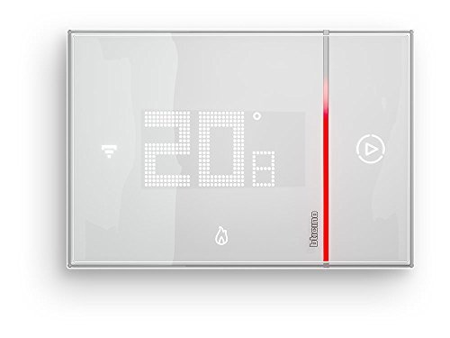 Termostato digitale wi-fi esterno da parete colore bianco