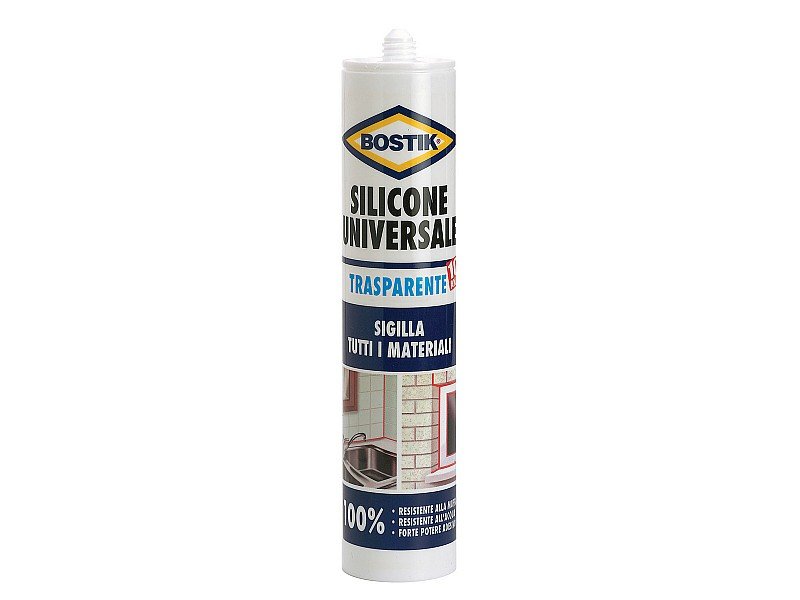 Image of BOSTIK SILICONE UNIVERSALE COLORE TRASPARENTE ML.280 - UHU BOSTIK D2377