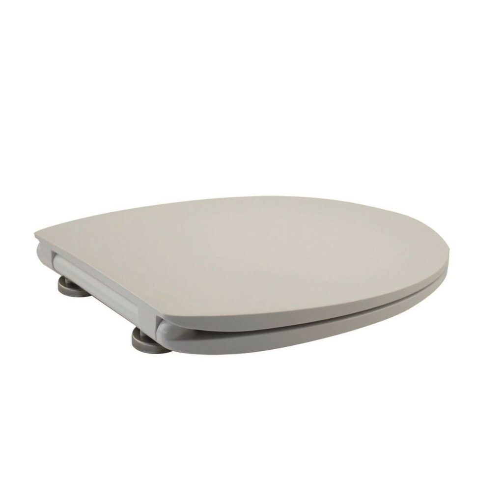 Sedile WC universale caduta rallentata termoplastico