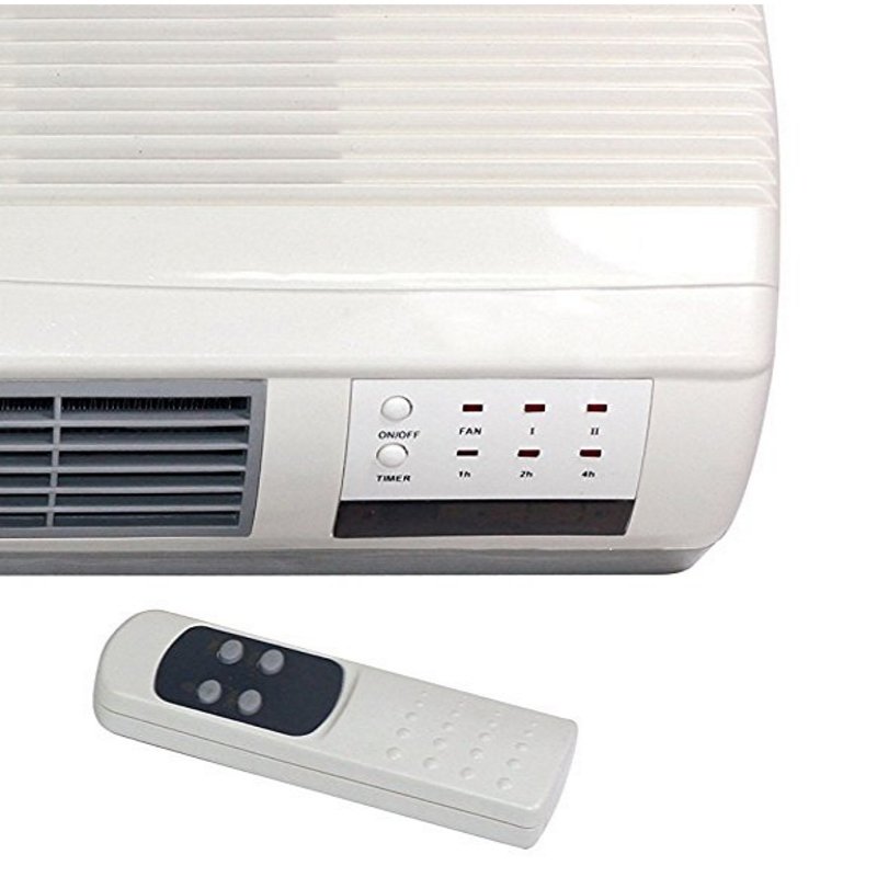 Termoventilatore ceramico da parete 2000W 