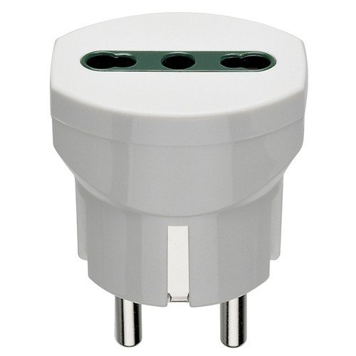 Adattatore tedesco/francese + P17/11 bianco Vimar