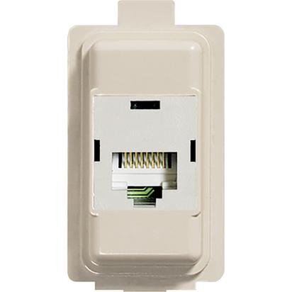 BTicino 5962C5E Serie Magic Presa RJ45, 110IDC, UTP, Cat5E,