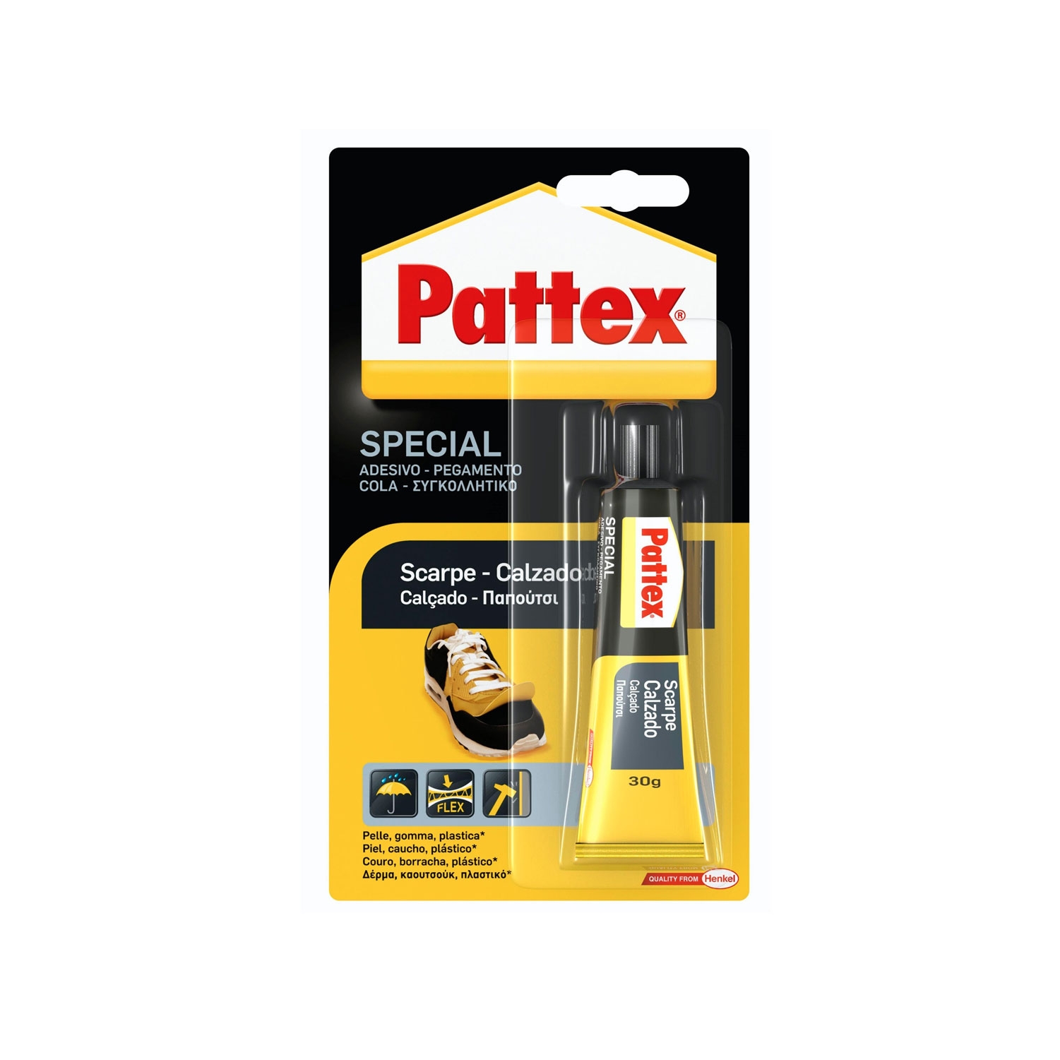 Colla adesiva per scarpe Pattex 30 Gr