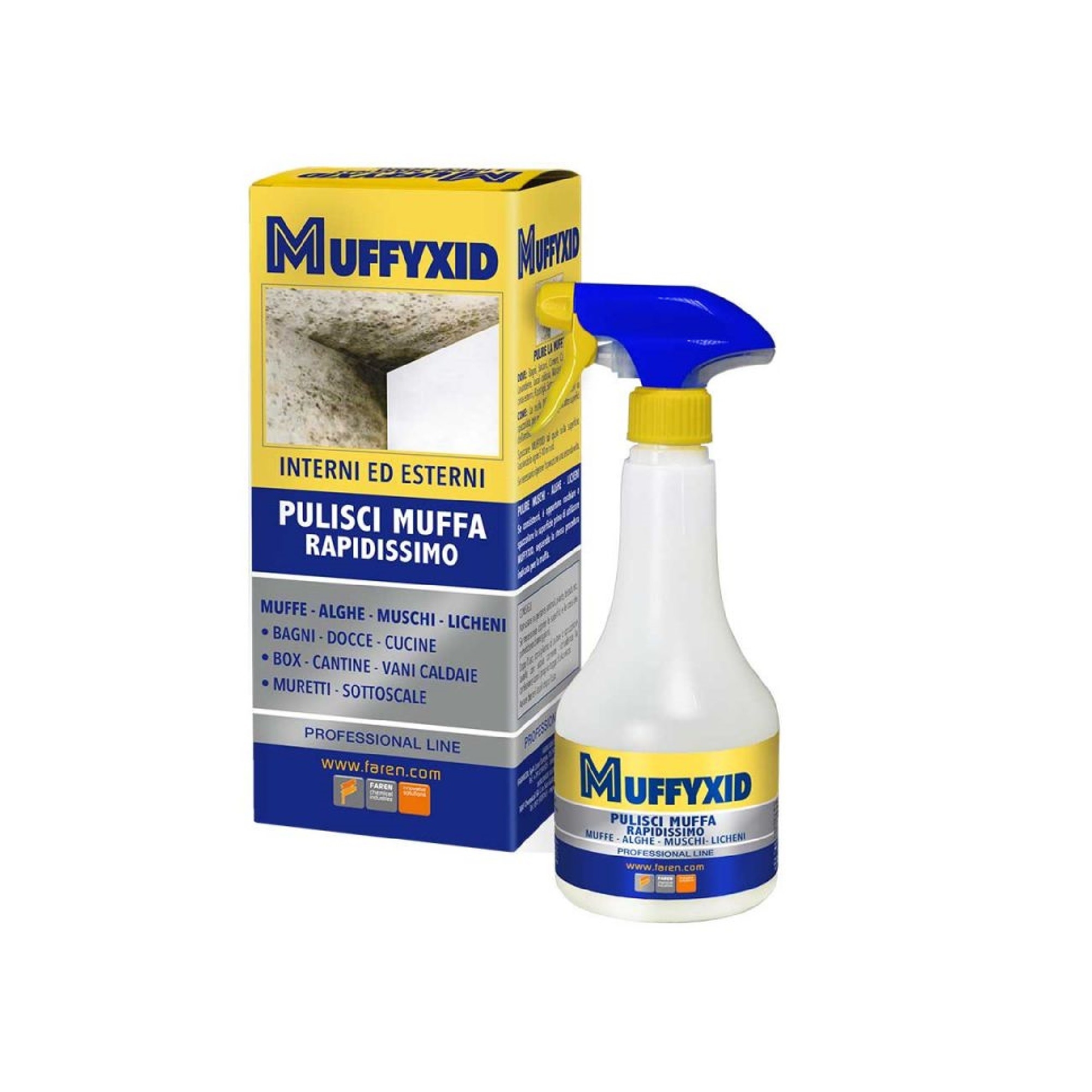 Muffyxid spray antimuffa 500ml x3