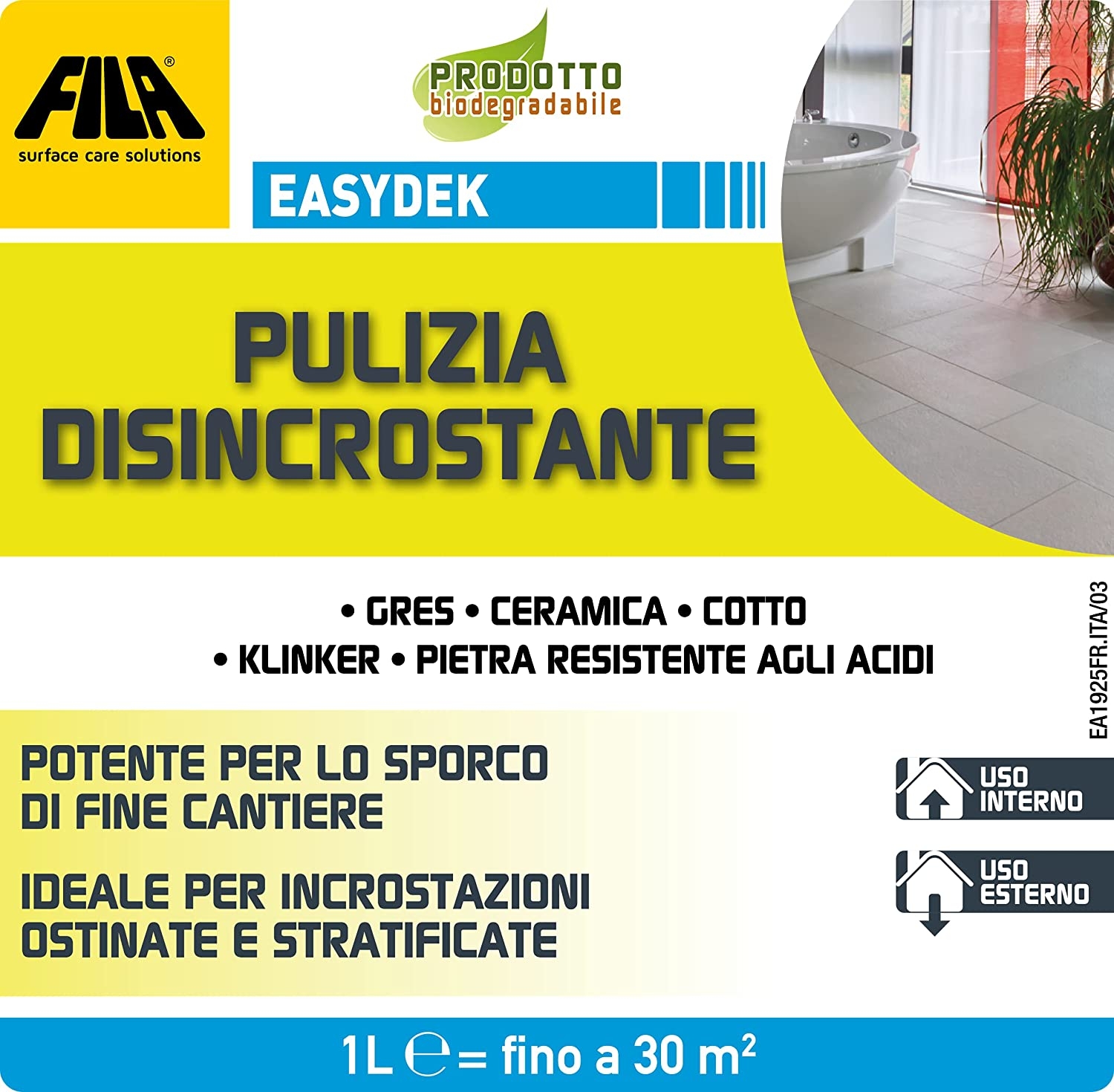 Detergente disincrostante Easydek FILA