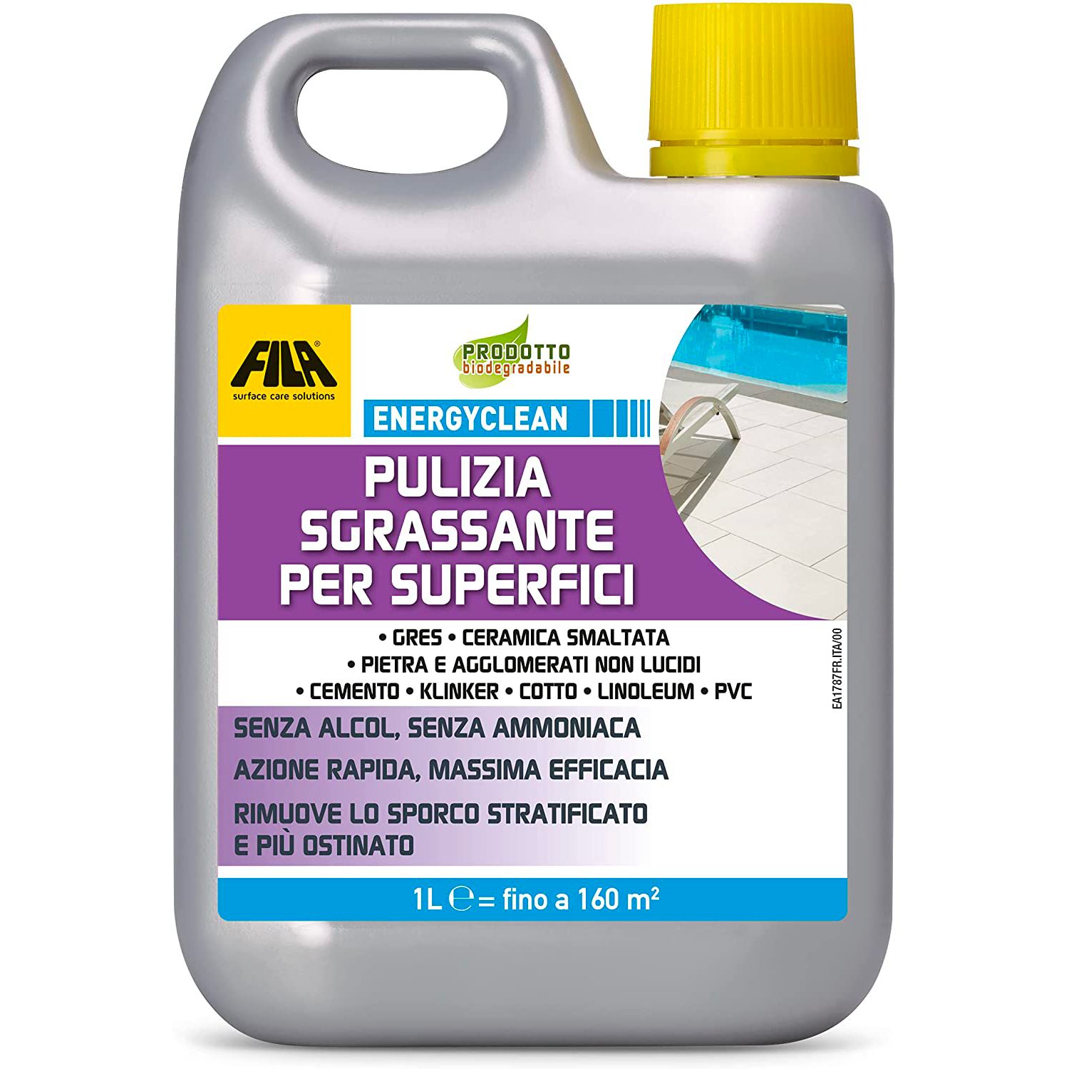 Detergente sgrassante energyclean FILA concentrato 1lt
