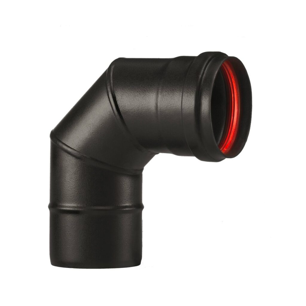 Tubo curva porcellanata Ala 100 mm x 90°