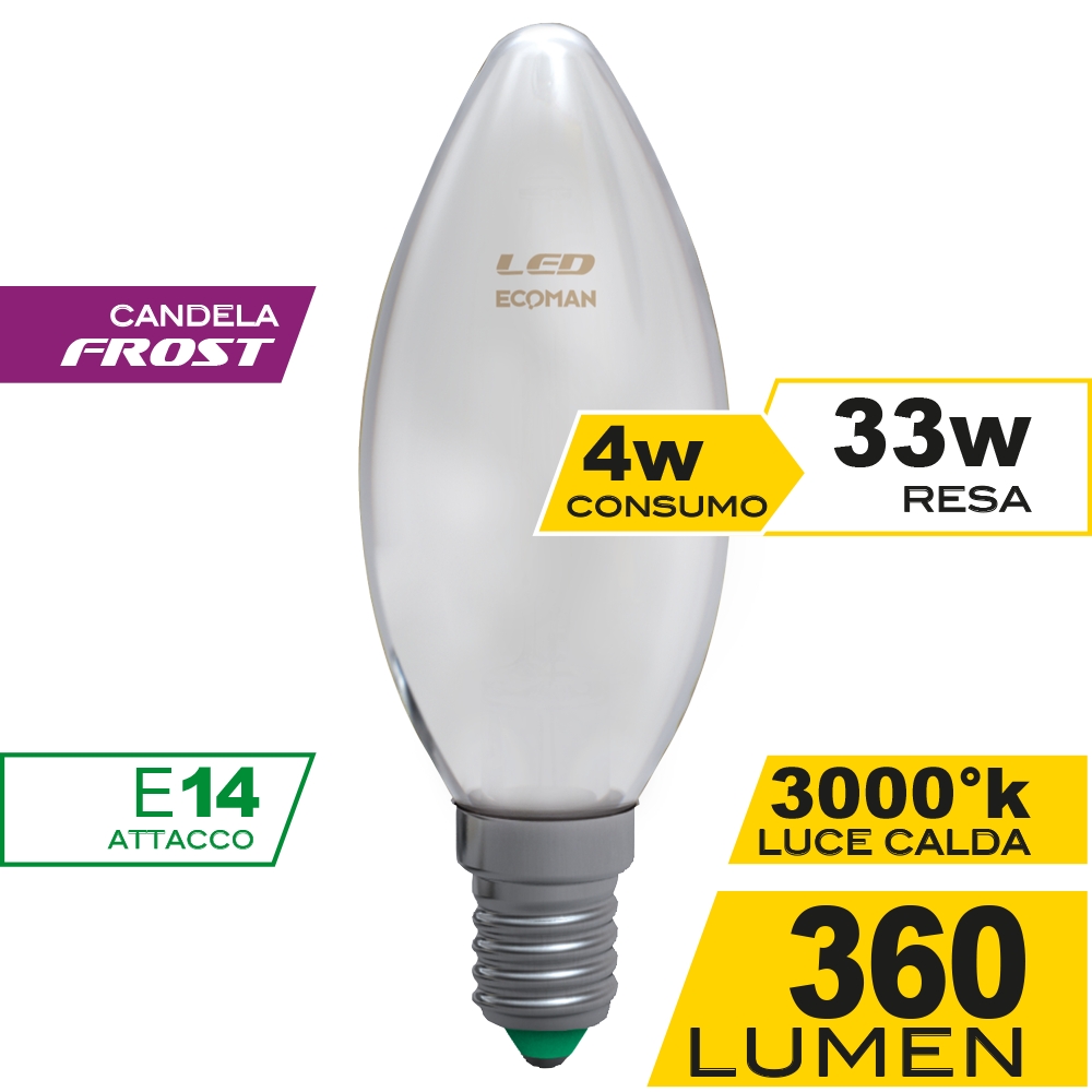 Lampadina LED filo Frost 4W