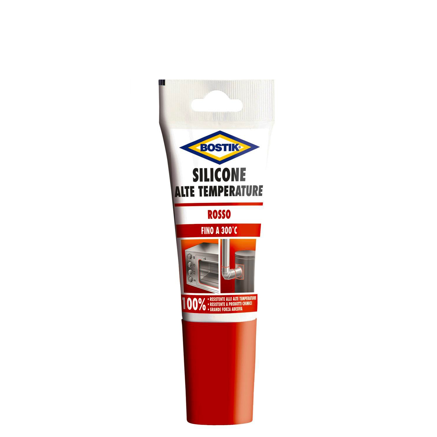 Image of Silicone alte temperature rosso 60Ml