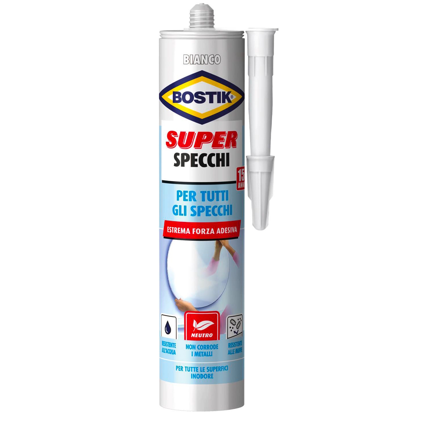 Image of Bostik silicone super specchi - 425g