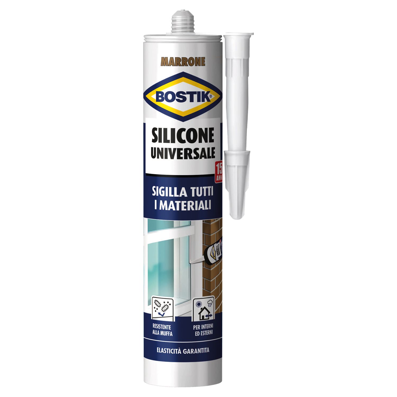 Image of Bostik silicone universale 280 ml - Trasparente