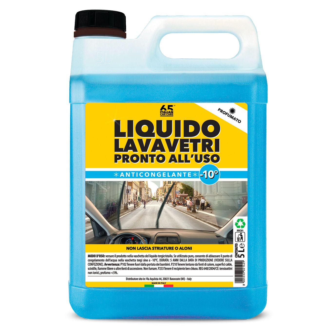 Image of Liquido lavavetri invernale -10°C 5 litri