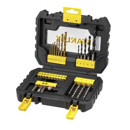 Stanley giravite porta inserti multibit 34 pezzi