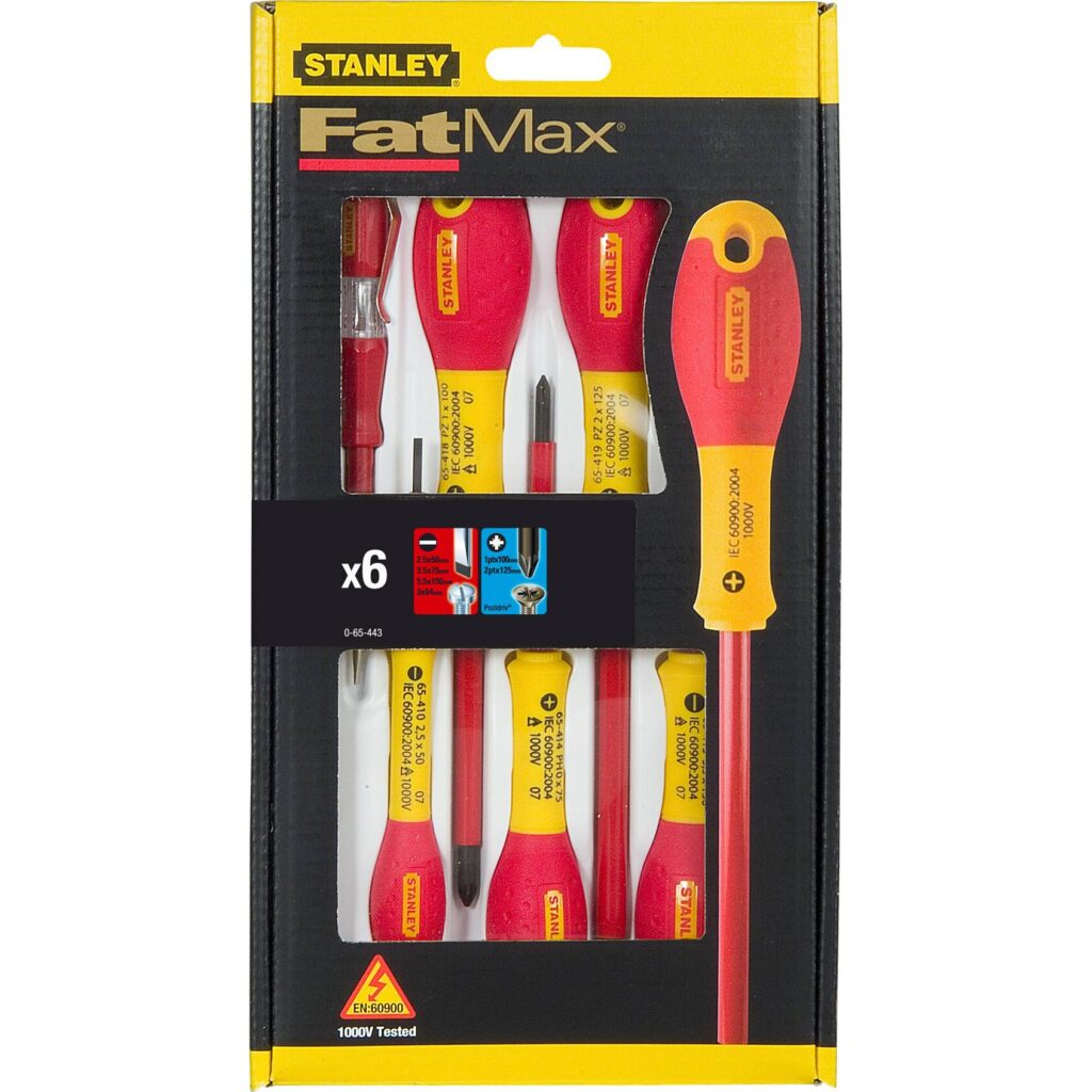 Stanley Set 6 giraviti Fat Max isolati