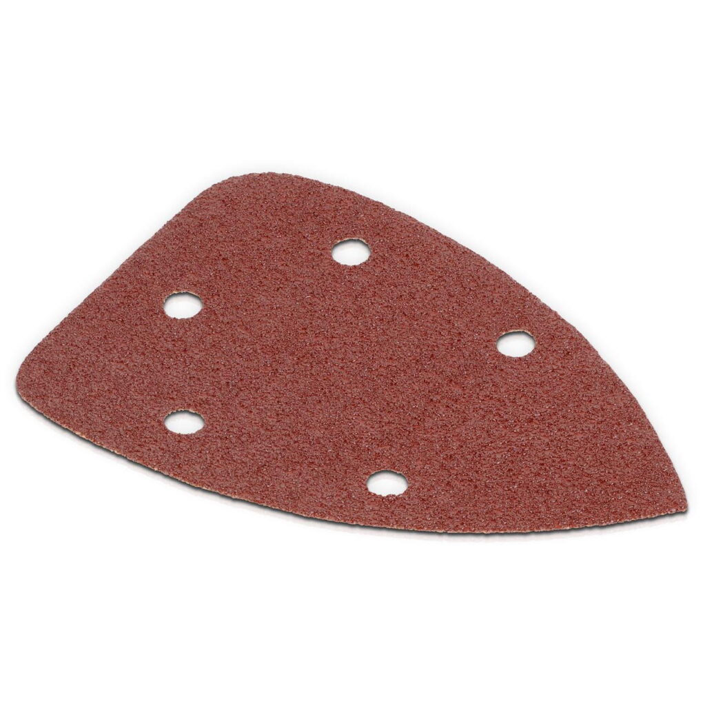 Carta abrasiva triangolare 140x80mm