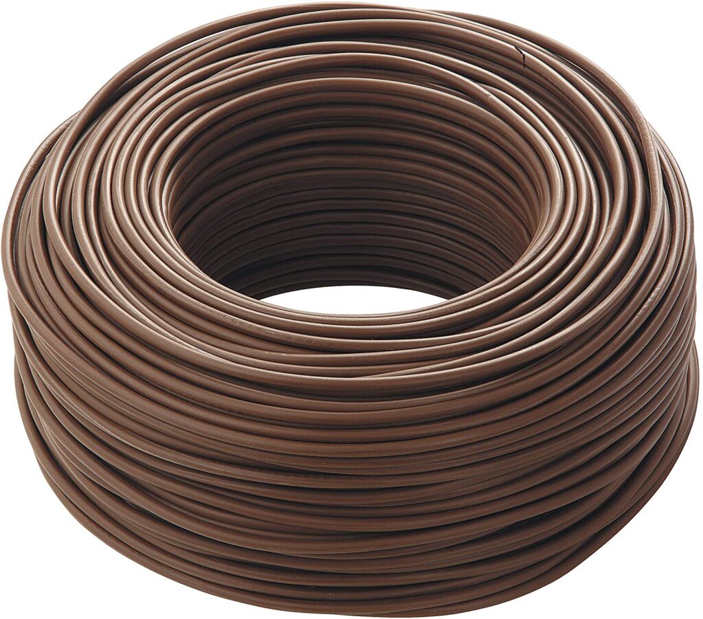 Cavo 1x1,5 10m marrone FS17