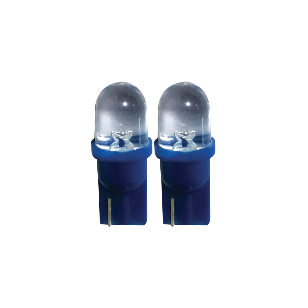 Coppia lampadina vetro blu 12V – W5W
