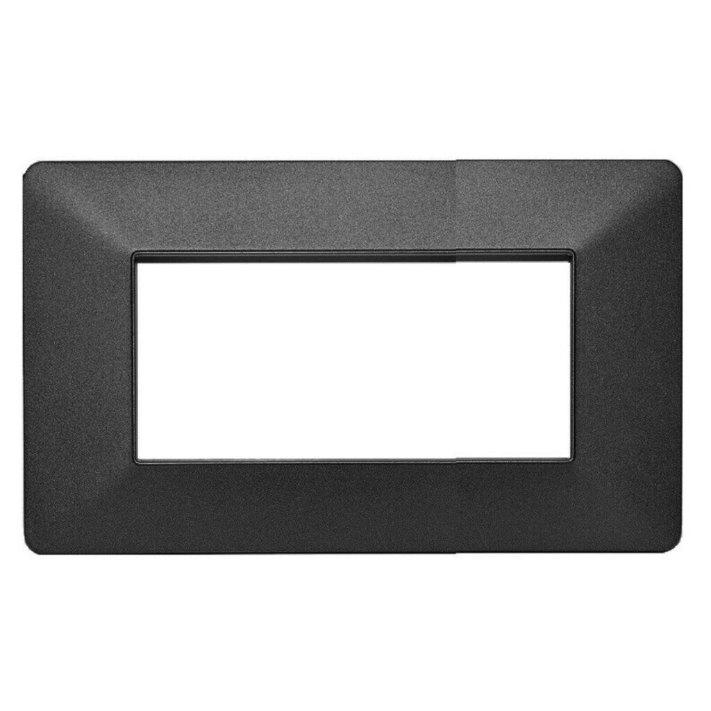 Placca 4 moduli pietra ardesia