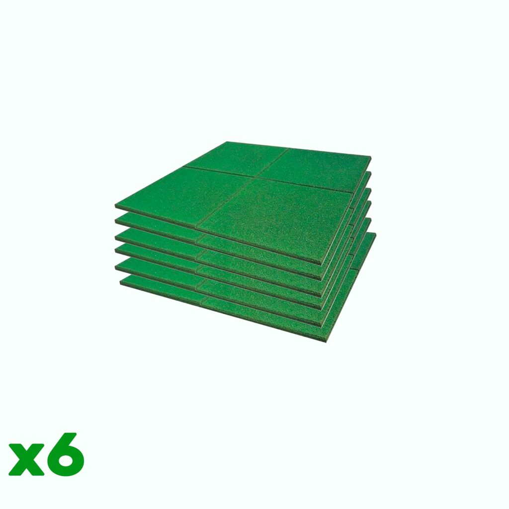 Pavimento Antishock Securewall Verde x6