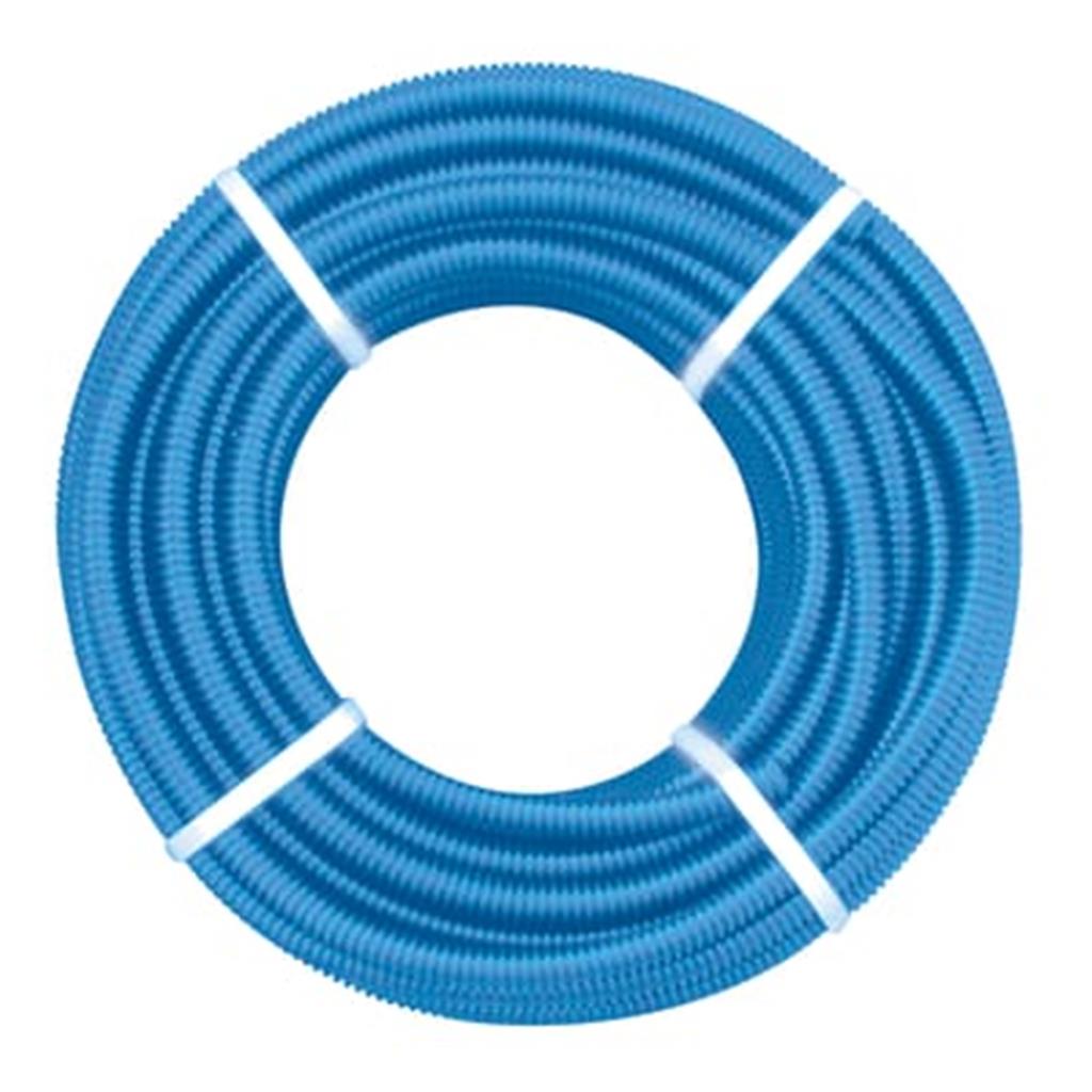 Tubo corrugato 20mm blu