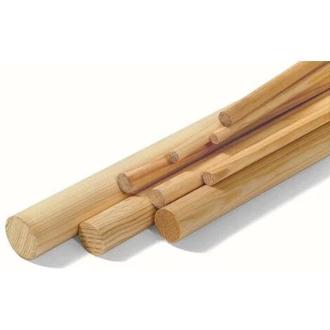 Bastone tondo legno duro 1m