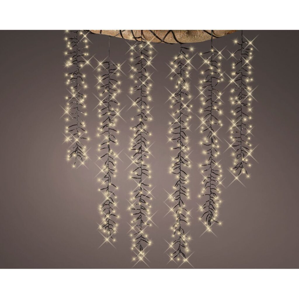 Cascata luminosa LED luppolo 200 cm