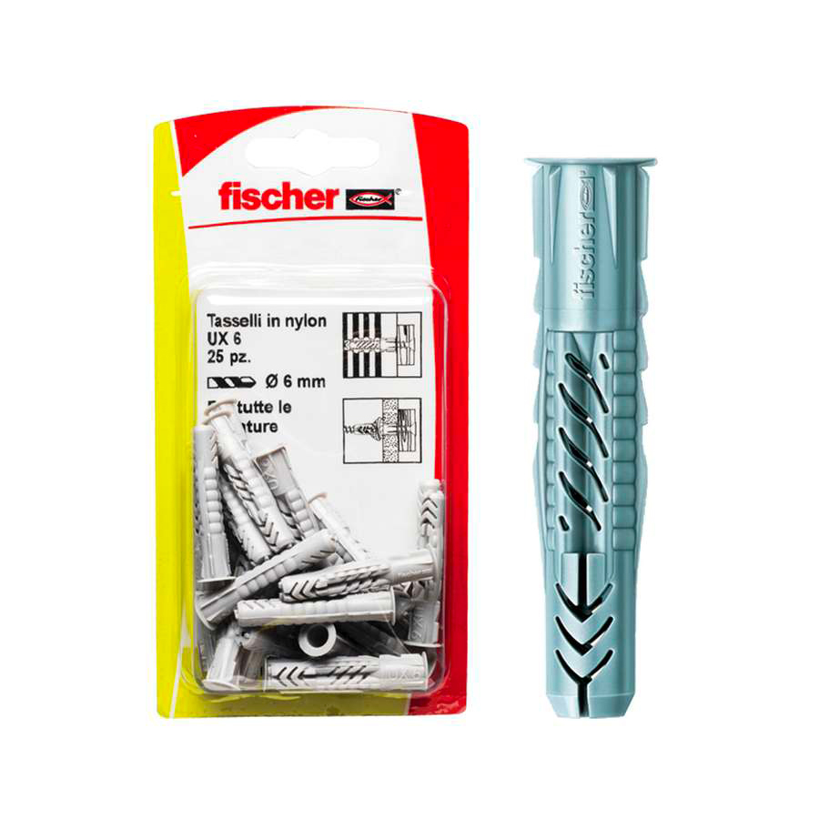 Tasselli Fischer Ux6K 25Pz