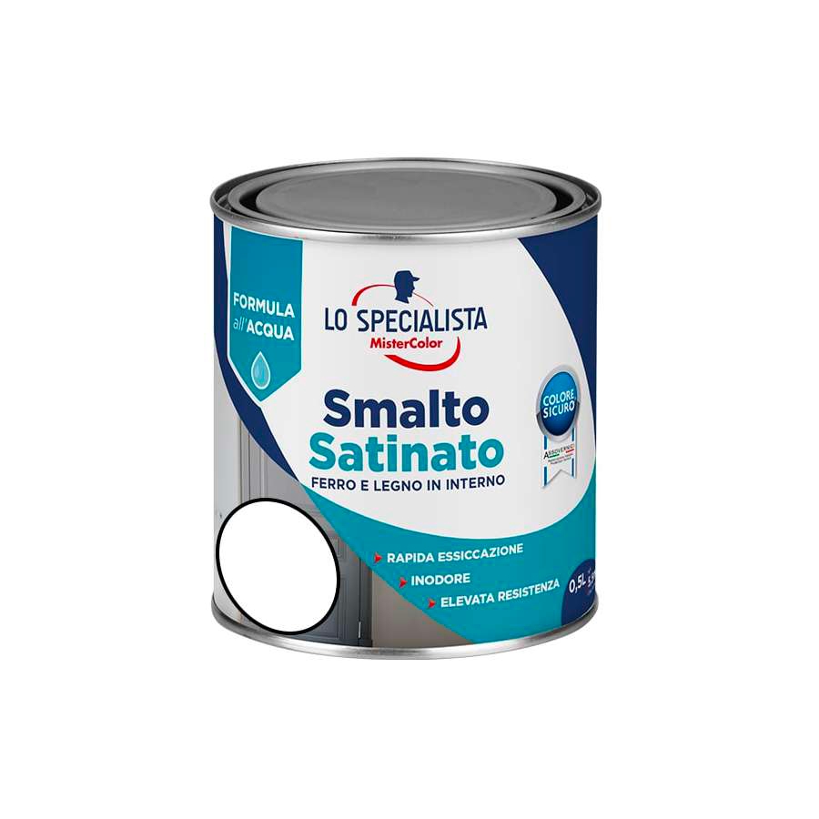 Image of Smalto acqua satinata 0,5LT