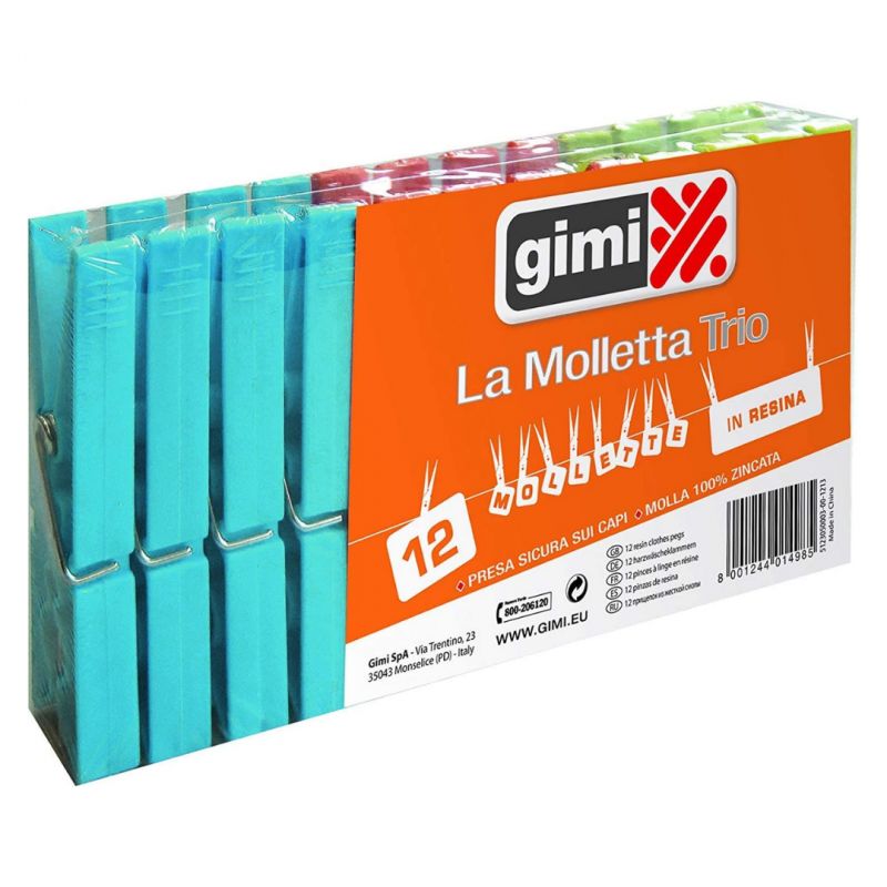 Image of Mollette Gimi Trio 12 Pz