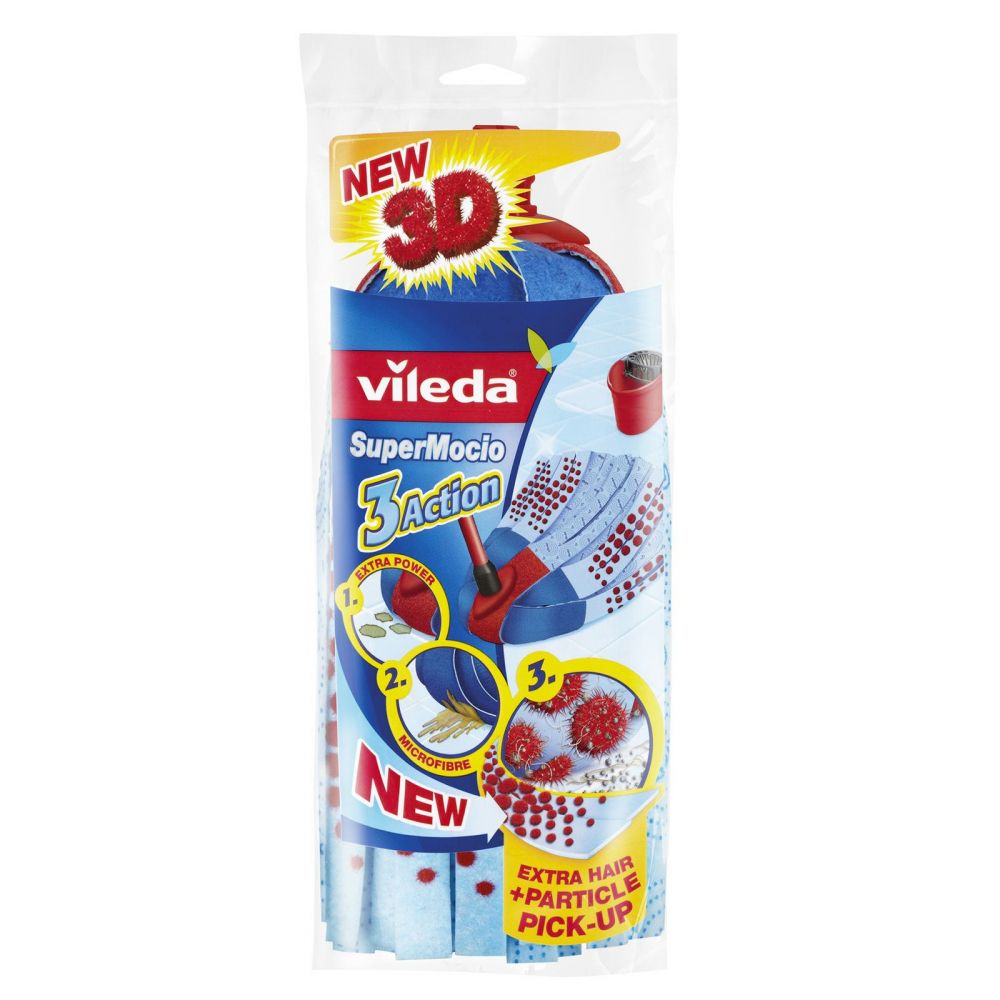 VILEDA 1-2 Spray Max Scopa LAVAPAVIMENTI con panno in microfibra pulizia  veloce