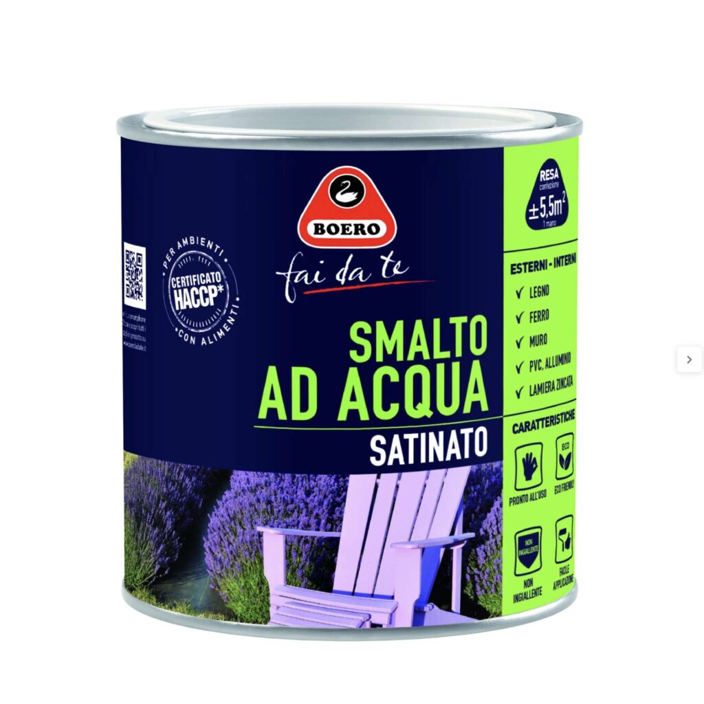 Smalto ad acqua Satinato Boero