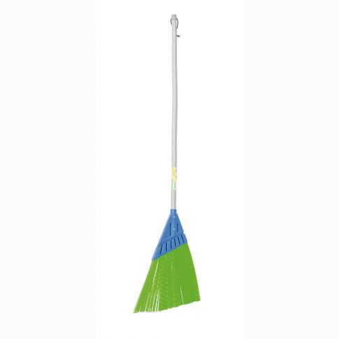 Scopa trapezia verde in plastica