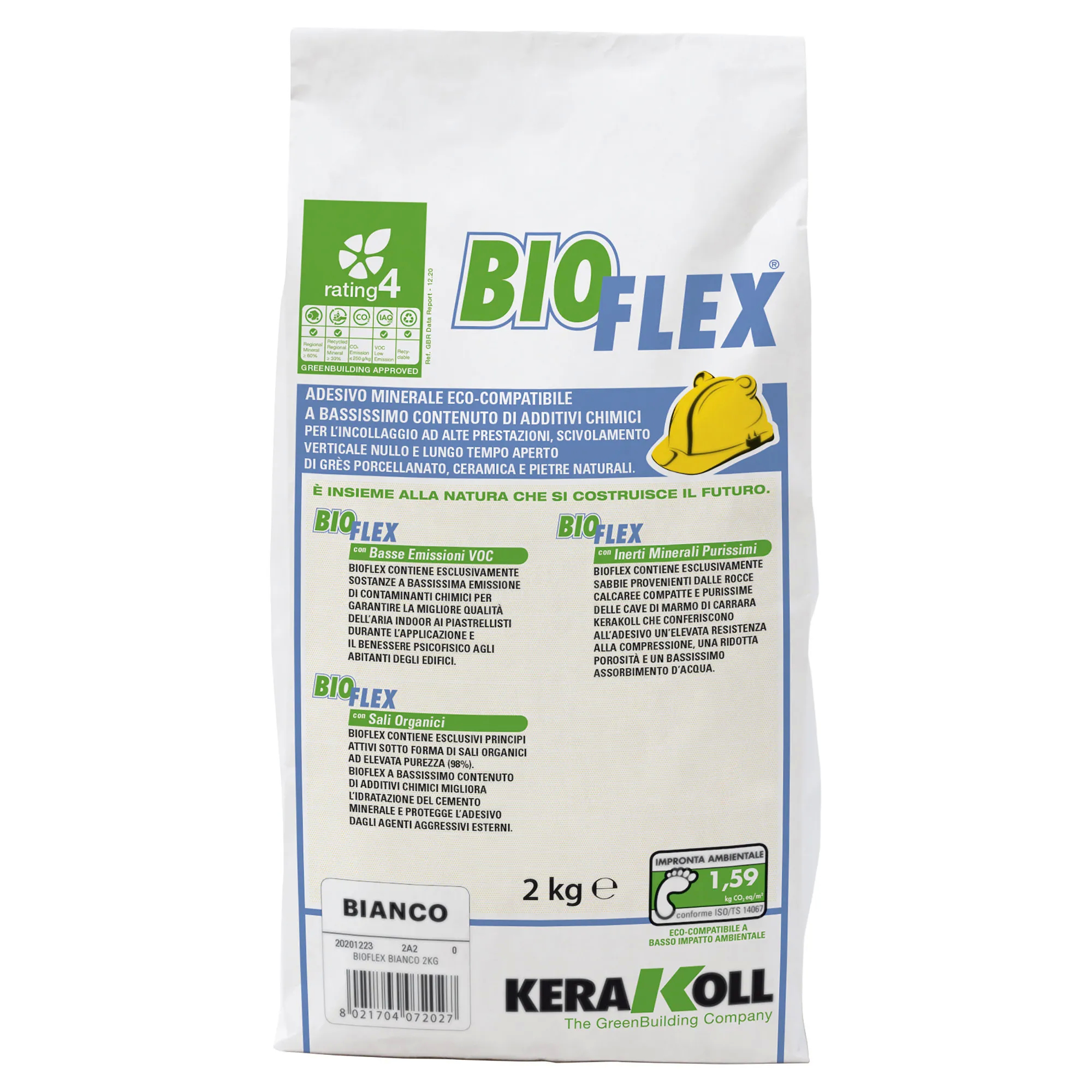 Colla per piastrelle Kerakoll Bioflex