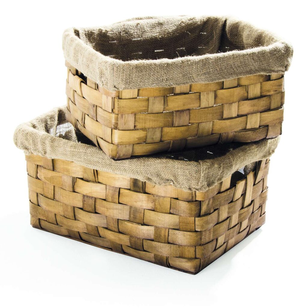 Portalegna rettangolare senza manico