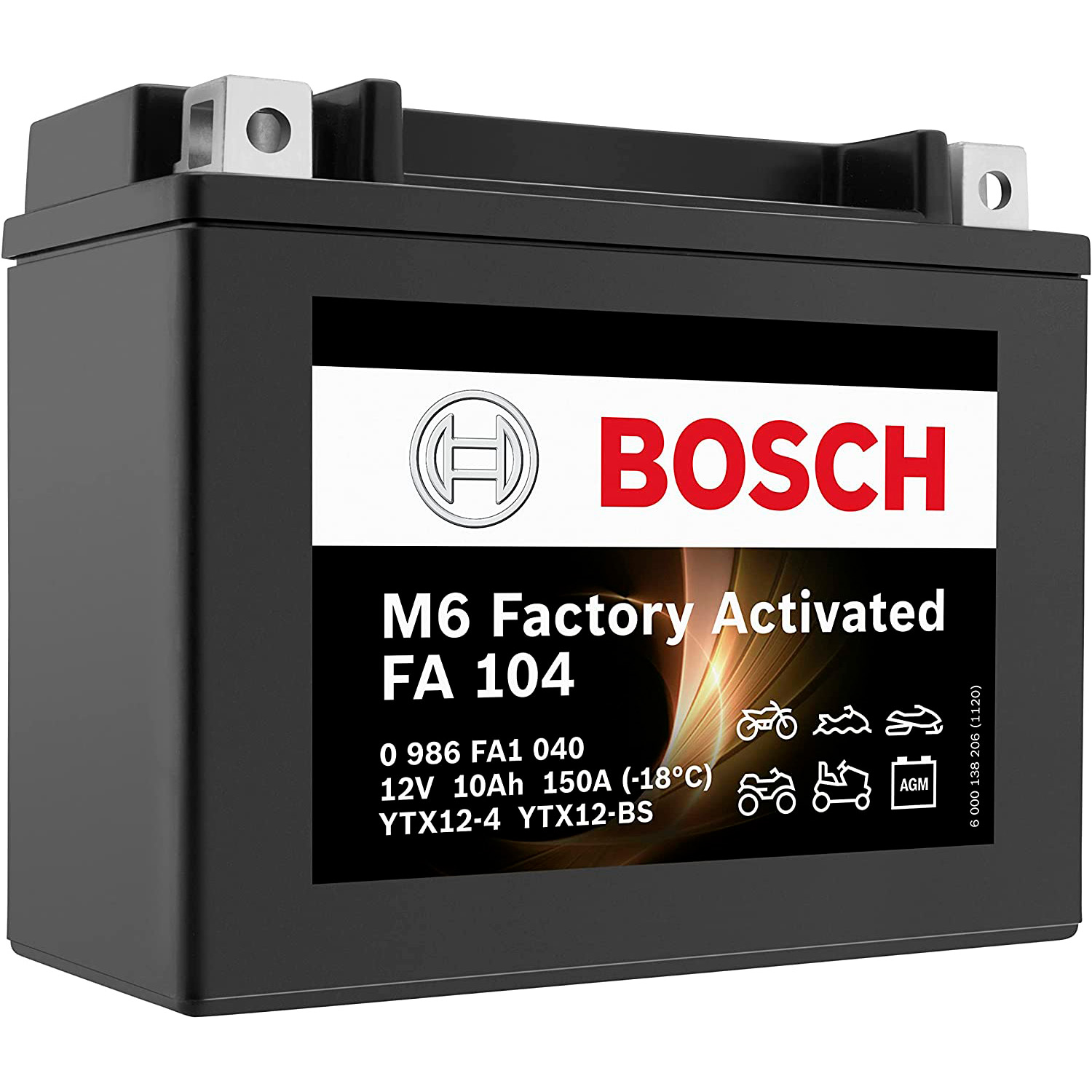 Image of Batteria Bosch moto FA101 Sx