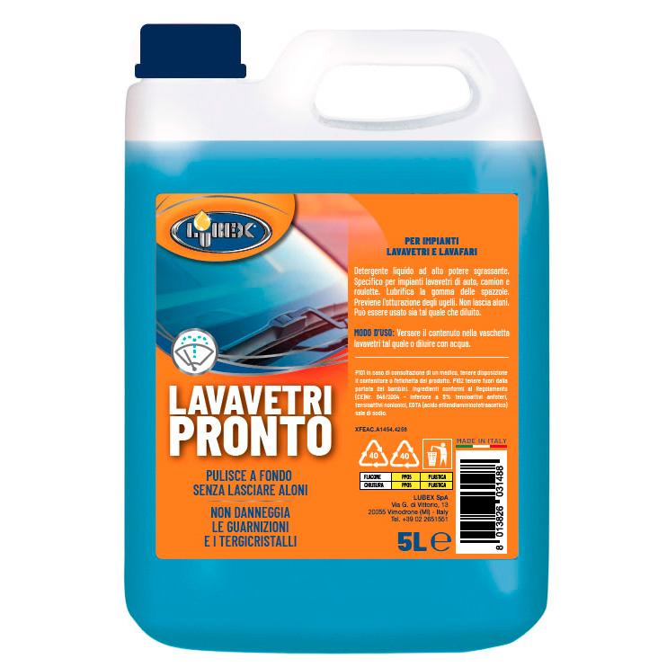 VAICO V60-0124 Liquido lavavetri invernale Contenuto: 5l, Blu, Tanica, Q+  qualità di primo fornitore MADE IN GERMANY Clean Screen Winter, Clean  Screen_winter