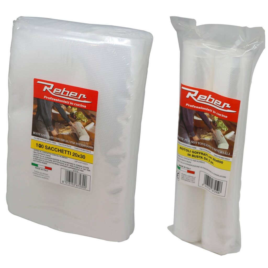 Buste sottovuoto per alimenti 100 PZ