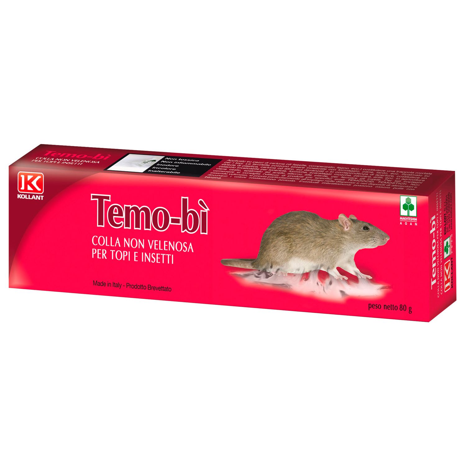 Colla per topi Temobì 80gr