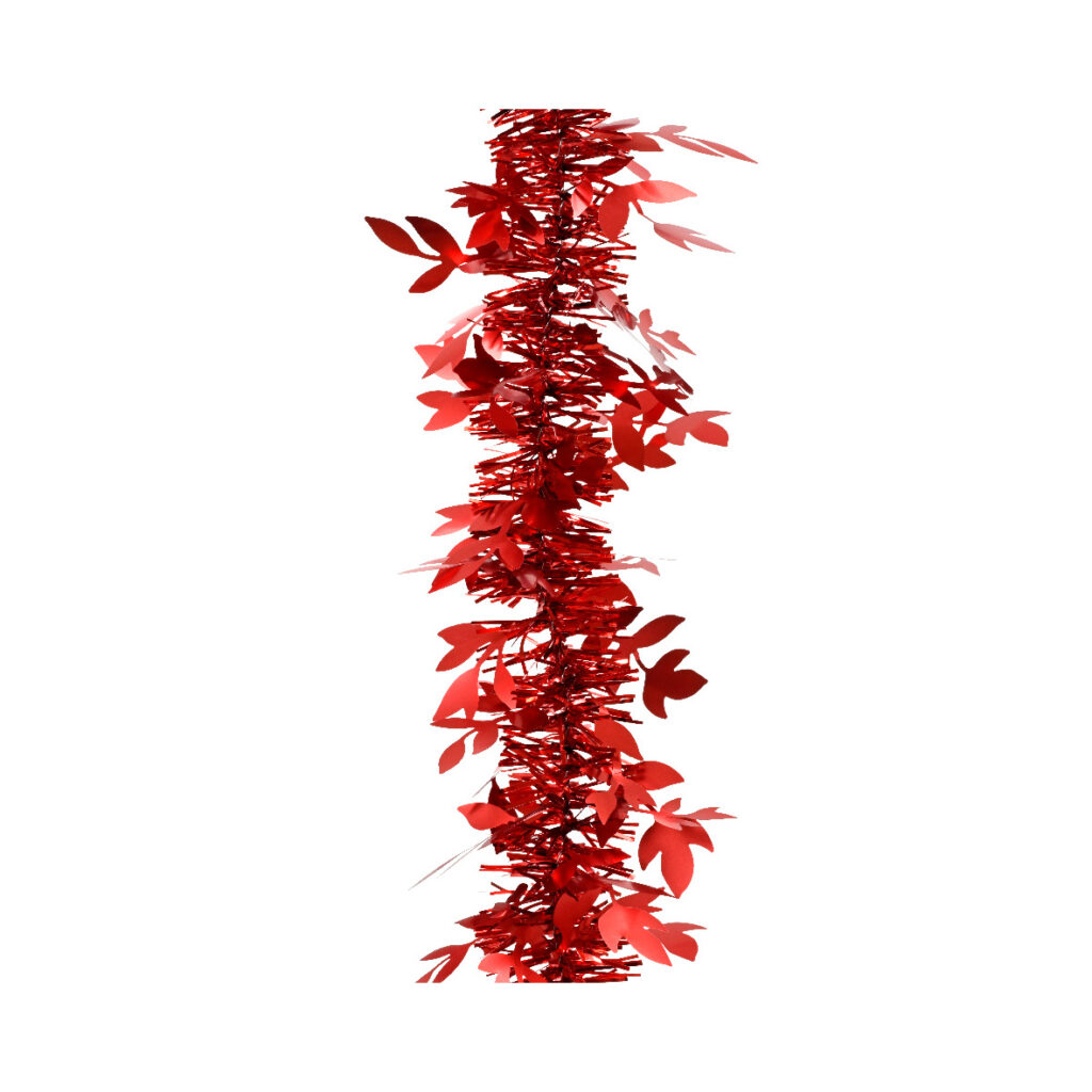 Ghirlanda rossa 200 cm