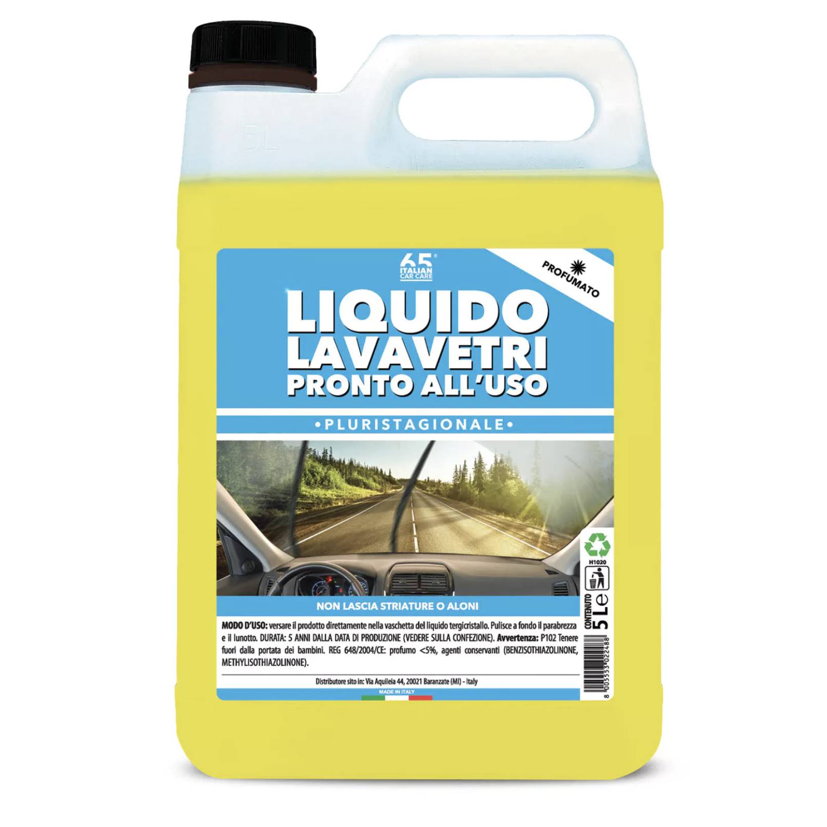 Liquido lavavetro estivo 5 l Ma-fra