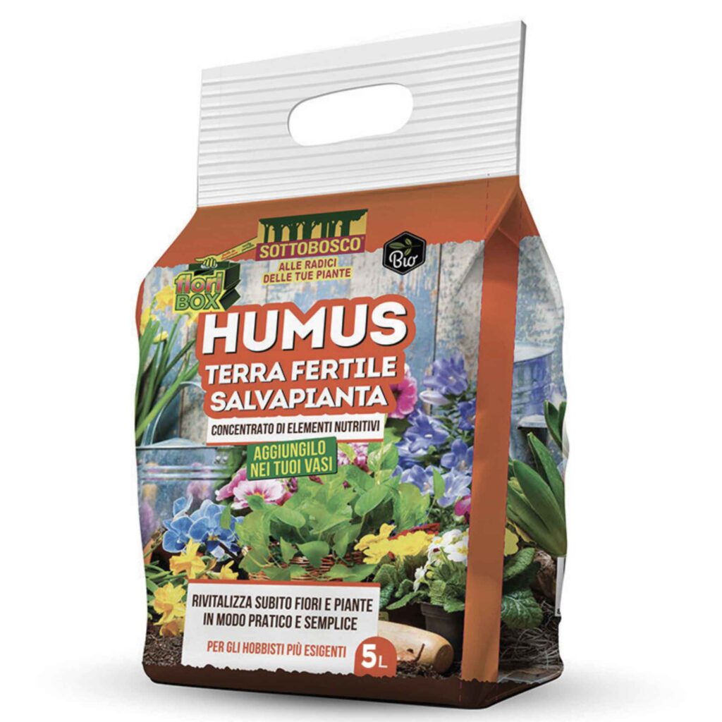 Hummus terra fertile 5lt salva piante