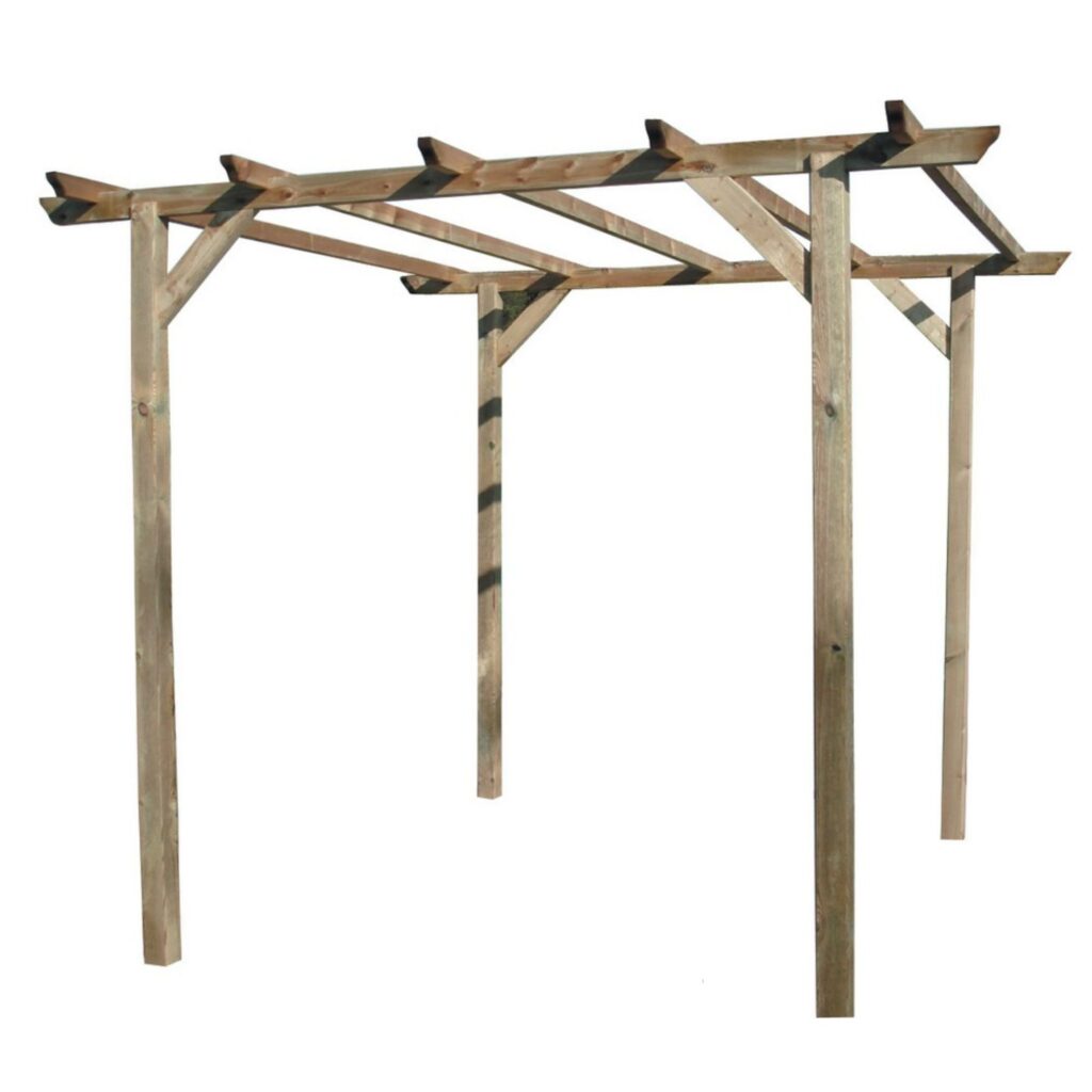 Pergola in legno impregnato