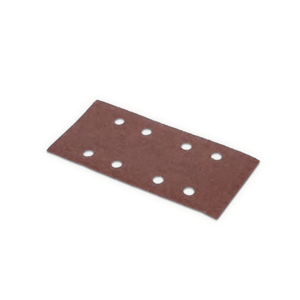 Carta abrasiva rettangolare 80gr 93x185 mm 5Pz