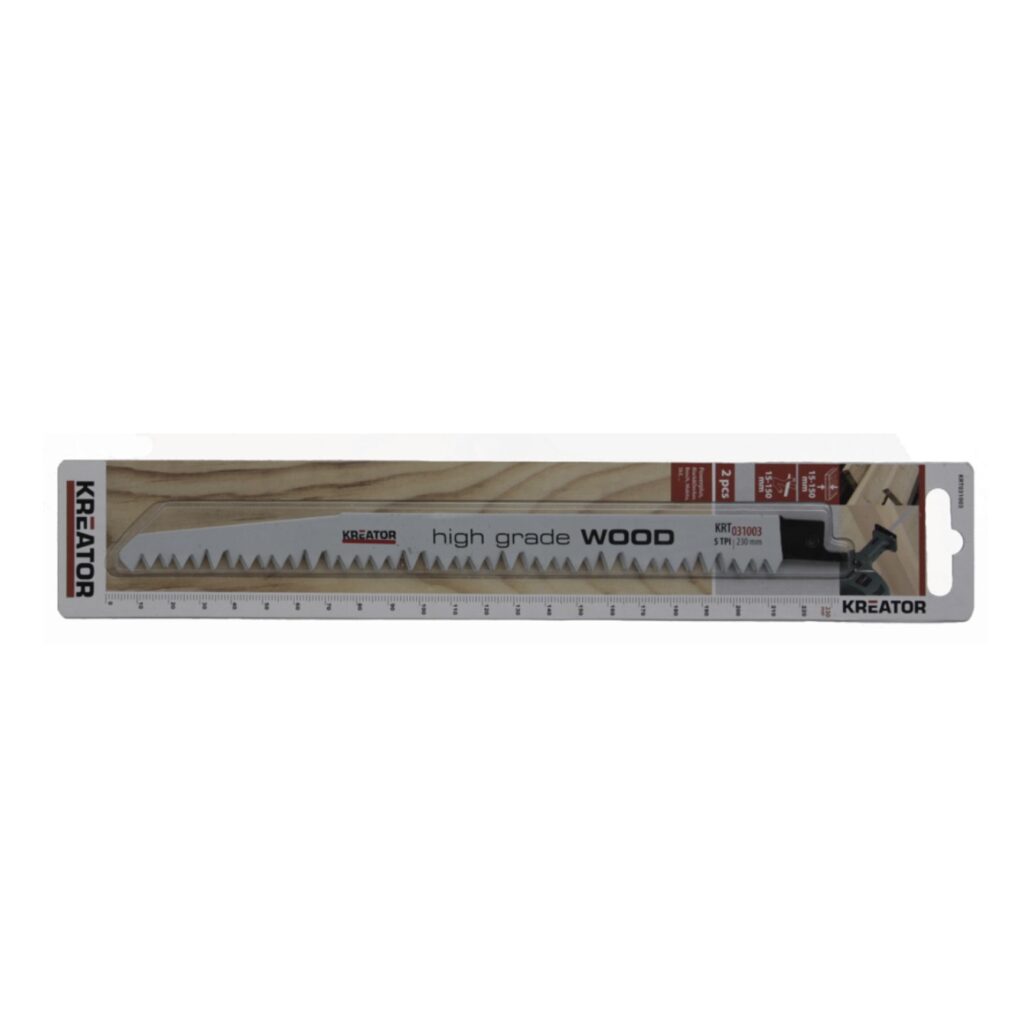 Lama per seghetto a gattuccio taglio legno 230 mm