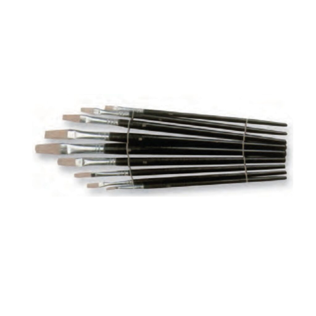 Set 9 pennelli per pittura