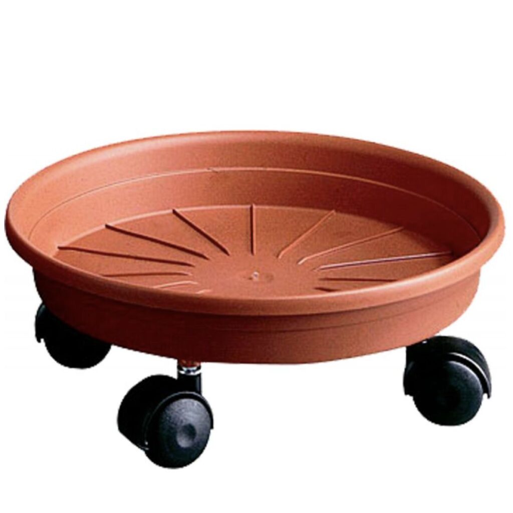 Sottovaso con ruote 40 cm